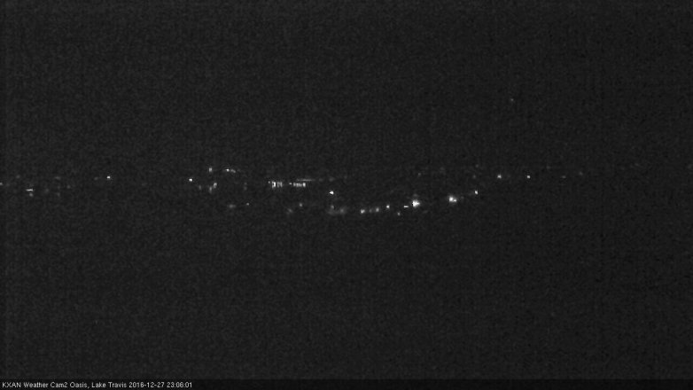 Lake Travis webcam, December 27, 2016 10:25 PM CT