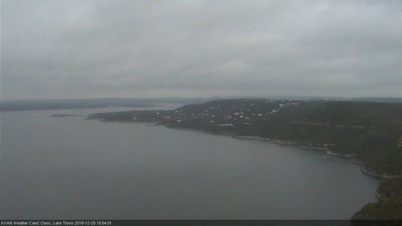 Lake Travis webcam, December 28, 2016 9:15 AM CT