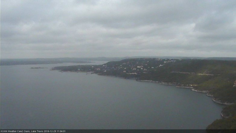 Lake Travis webcam, December 28, 2016 10:15 AM CT