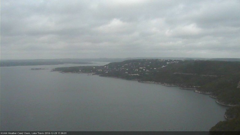 Lake Travis webcam, December 28, 2016 10:20 AM CT