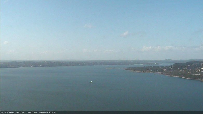 Lake Travis webcam, December 28, 2016 12:20 PM CT