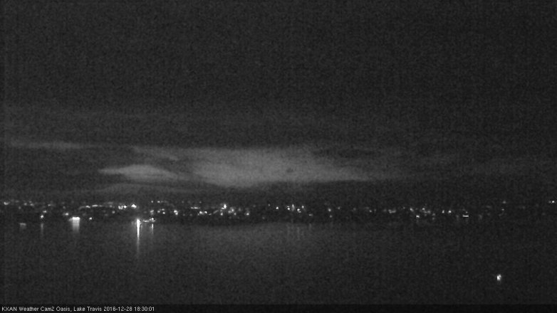 Lake Travis webcam, December 28, 2016 5:40 PM CT
