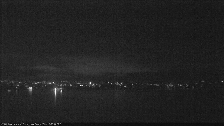 Lake Travis webcam, December 28, 2016 5:45 PM CT
