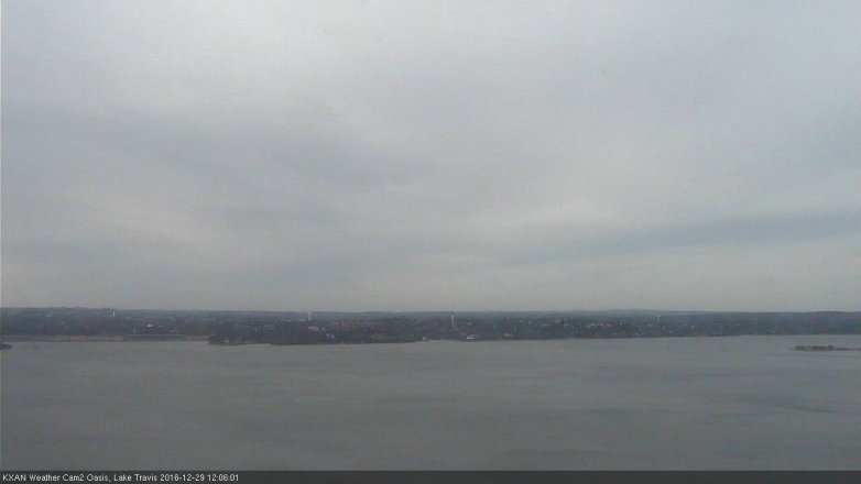 Lake Travis webcam, December 29, 2016 11:30 AM CT