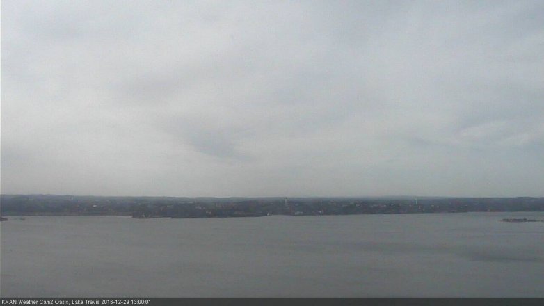 Lake Travis webcam, December 29, 2016 12:05 PM CT