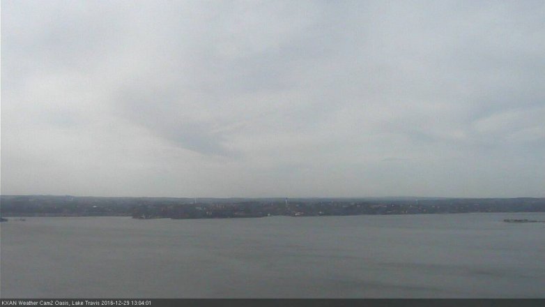 Lake Travis webcam, December 29, 2016 12:20 PM CT