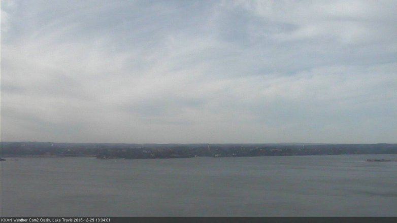 Lake Travis webcam, December 29, 2016 12:40 PM CT