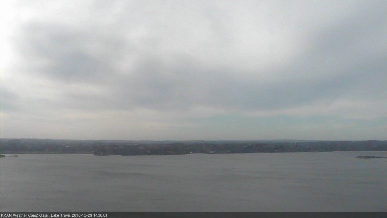 Lake Travis webcam, December 29, 2016 2:00 PM CT