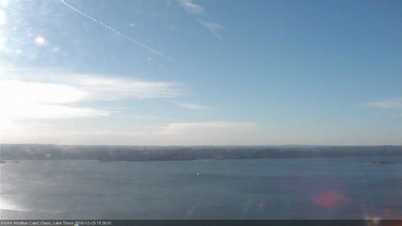 Lake Travis webcam, December 29, 2016 3:05 PM CT