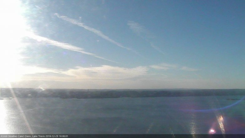 Lake Travis webcam, December 29, 2016 3:15 PM CT