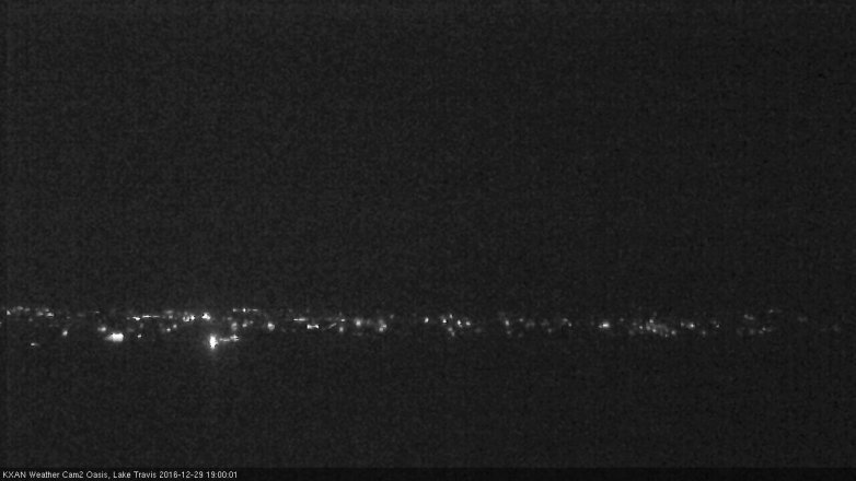 Lake Travis webcam, December 29, 2016 6:05 PM CT