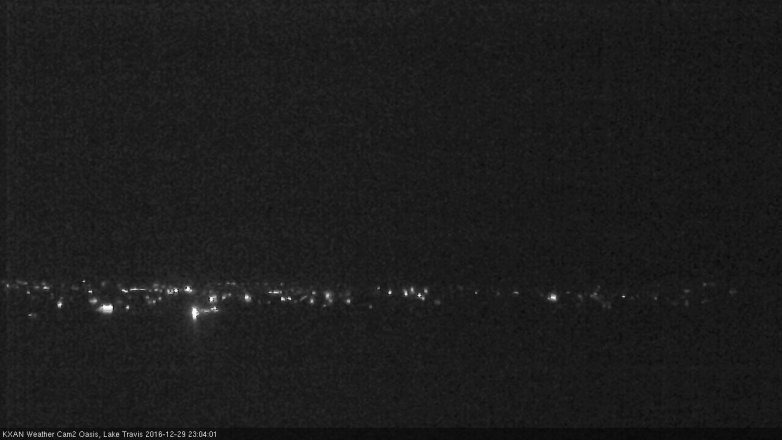 Lake Travis webcam, December 29, 2016 10:10 PM CT
