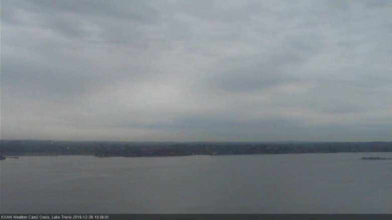 Lake Travis webcam, December 30, 2016 9:50 AM CT