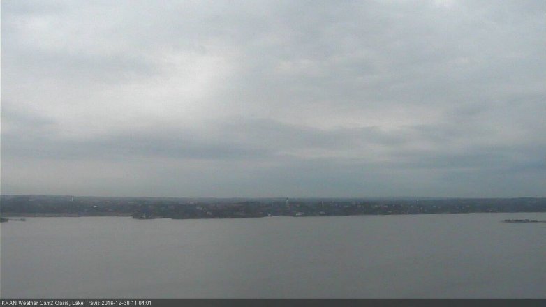 Lake Travis webcam, December 30, 2016 10:35 AM CT