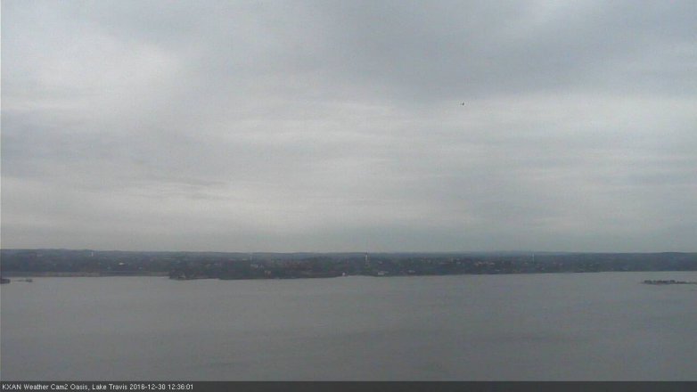 Lake Travis webcam, December 30, 2016 12:05 PM CT