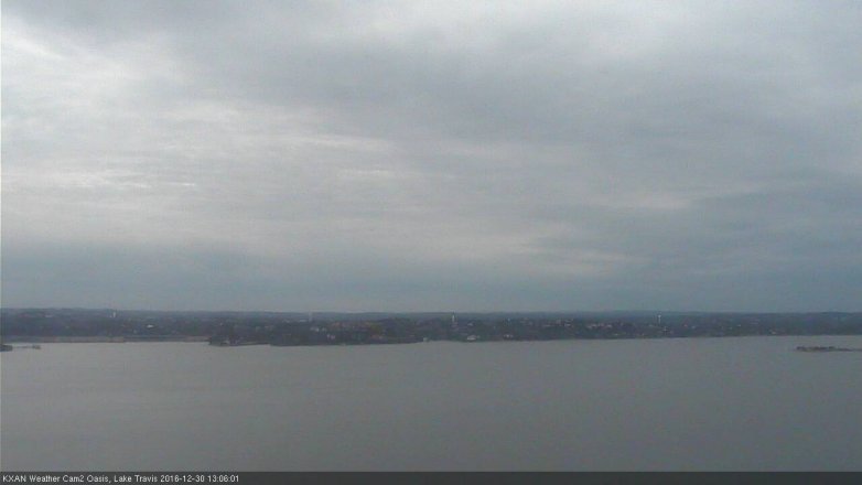 Lake Travis webcam, December 30, 2016 12:15 PM CT