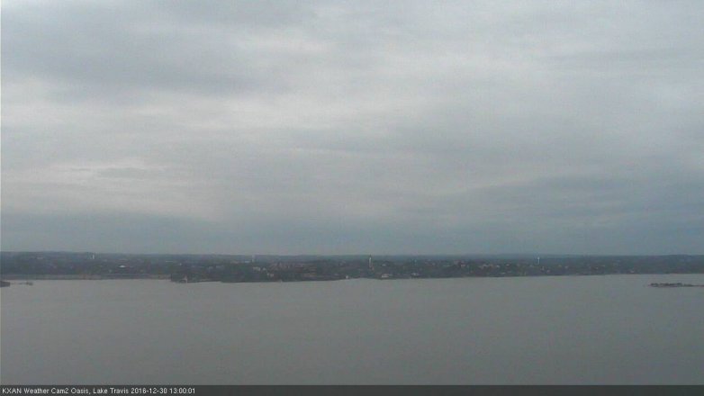 Lake Travis webcam, December 30, 2016 12:25 PM CT