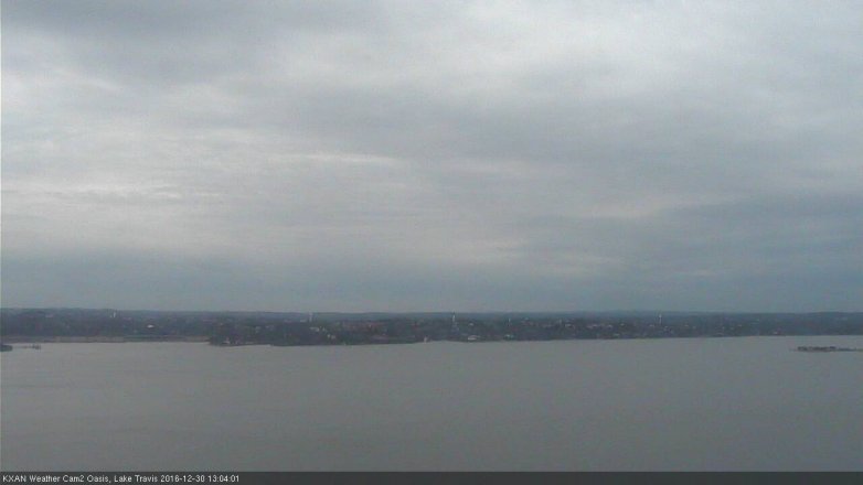 Lake Travis webcam, December 30, 2016 12:35 PM CT