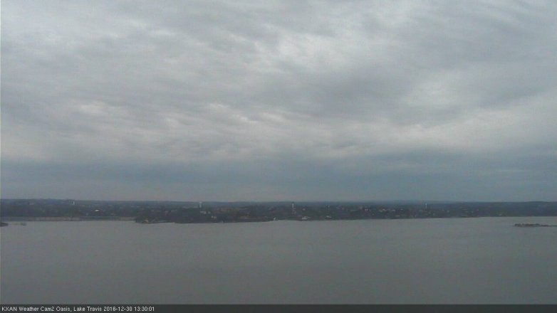 Lake Travis webcam, December 30, 2016 12:50 PM CT