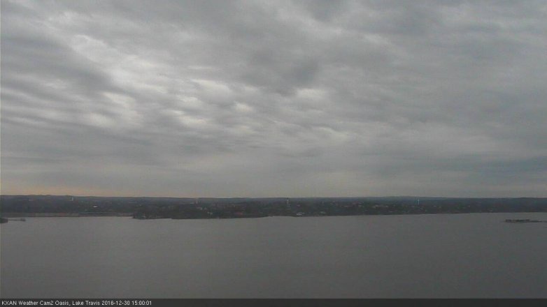 Lake Travis webcam, December 30, 2016 2:05 PM CT