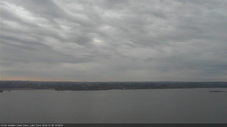 Lake Travis webcam, December 30, 2016 2:25 PM CT