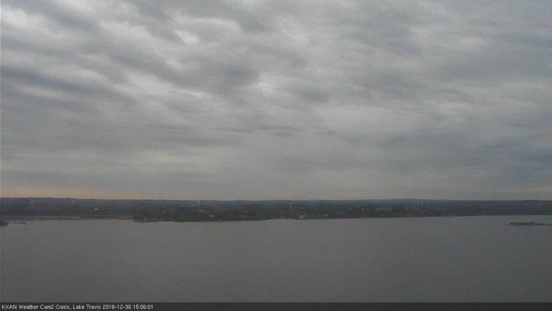 Lake Travis webcam, December 30, 2016 2:35 PM CT