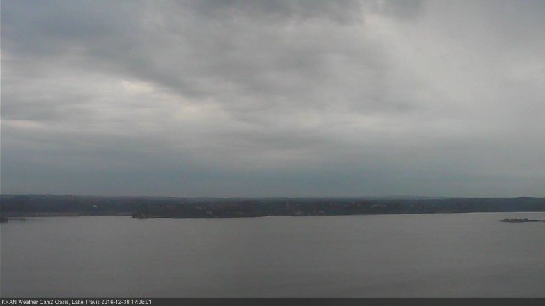 Lake Travis webcam, December 30, 2016 4:35 PM CT
