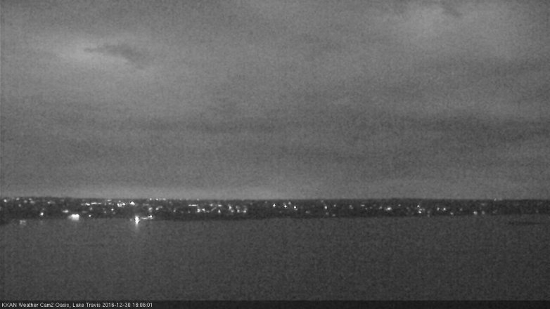 Lake Travis webcam, December 30, 2016 5:30 PM CT