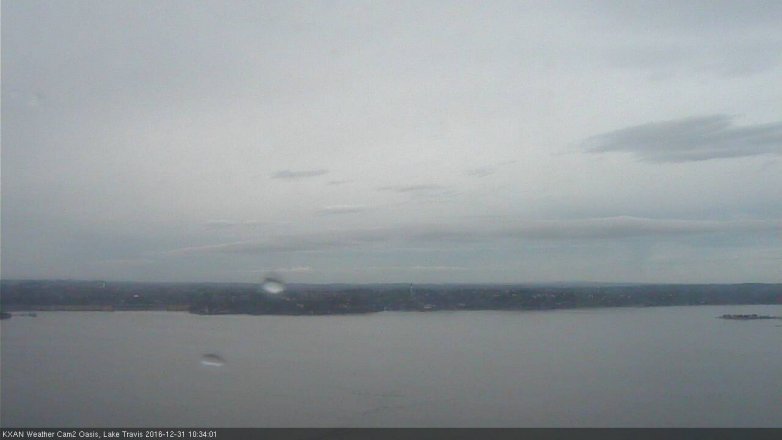 Lake Travis webcam, December 31, 2016 10:00 AM CT