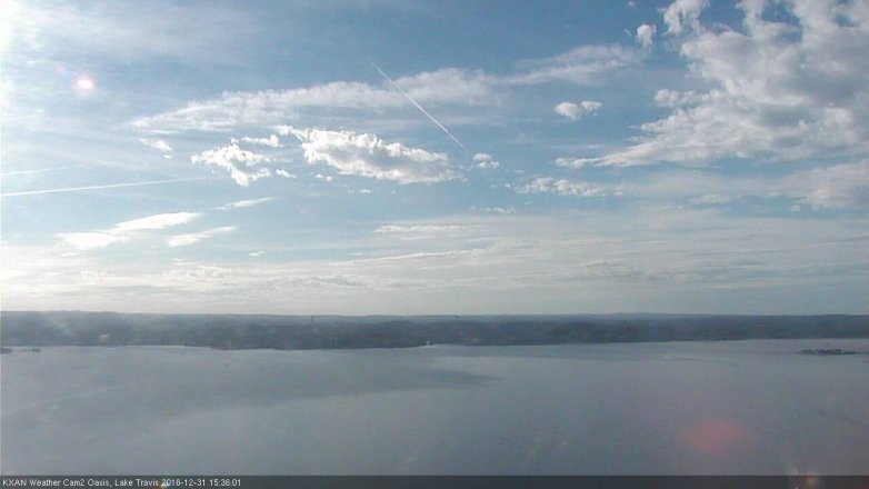 Lake Travis webcam, December 31, 2016 2:40 PM CT