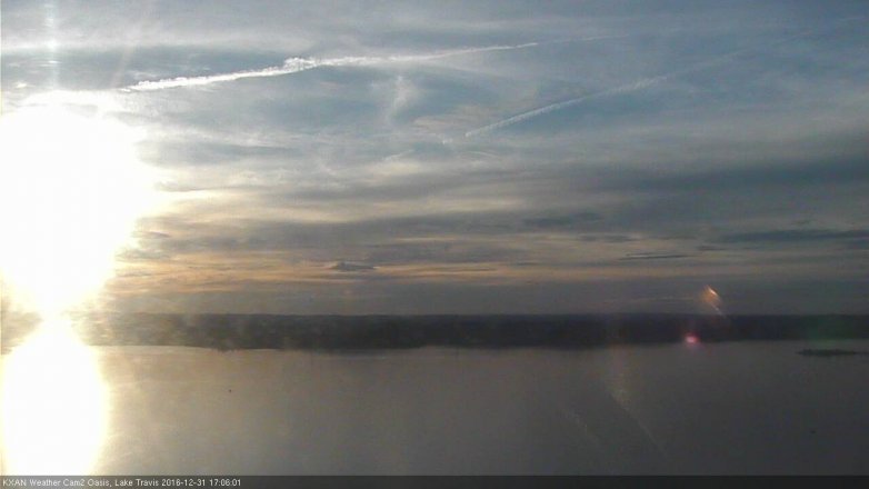 Lake Travis webcam, December 31, 2016 4:10 PM CT