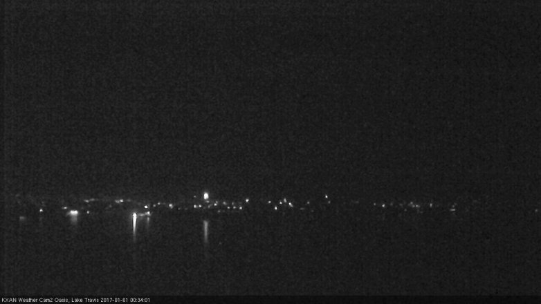 Lake Travis webcam, December 31, 2016 12:00 AM CT