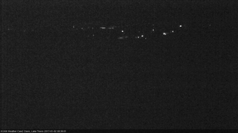 Lake Travis webcam, January 1, 2017 12:00 AM CT