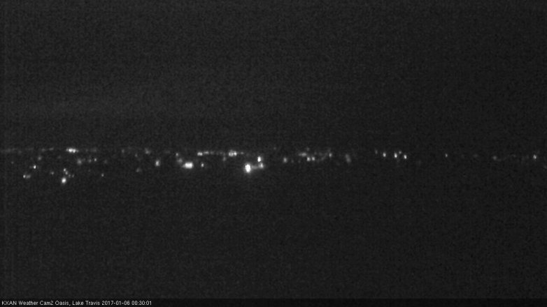 Lake Travis webcam, January 5, 2017 12:00 AM CT