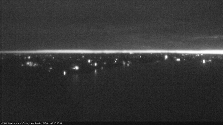 Lake Travis webcam, January 8, 2017 5:40 PM CT