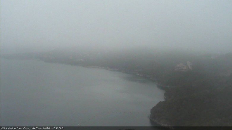 Lake Travis webcam, January 15, 2017 12:25 PM CT