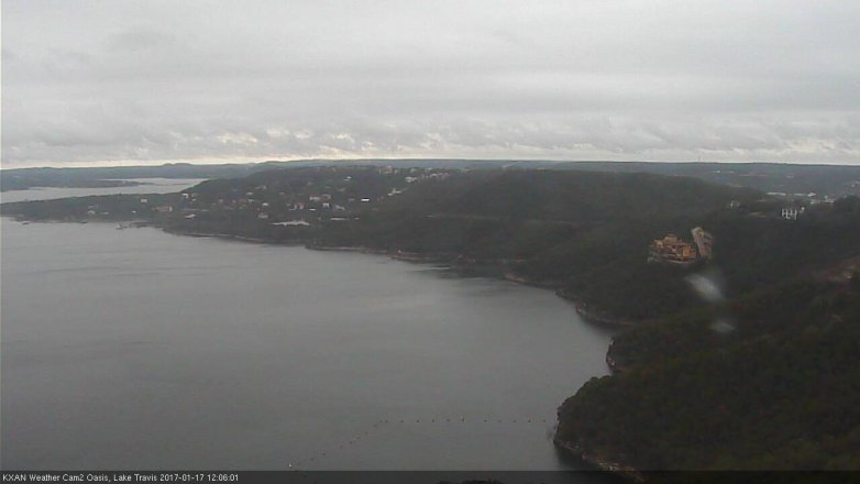 Lake Travis webcam, January 17, 2017 11:30 AM CT