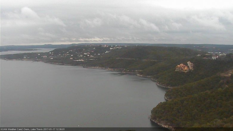 Lake Travis webcam, January 17, 2017 11:50 AM CT