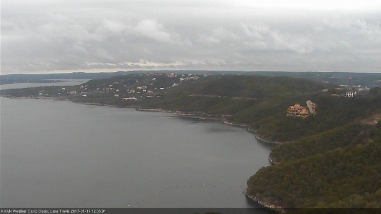 Lake Travis webcam, January 17, 2017 12:05 PM CT