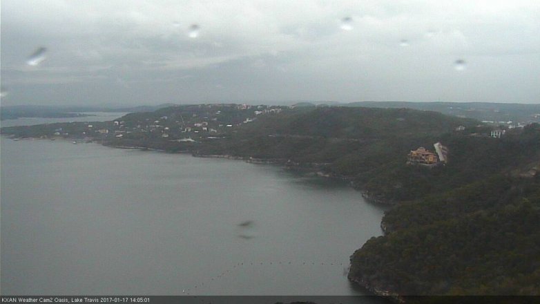 Lake Travis webcam, January 17, 2017 1:30 PM CT