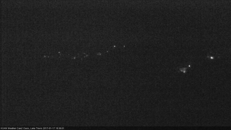 Lake Travis webcam, January 17, 2017 5:45 PM CT