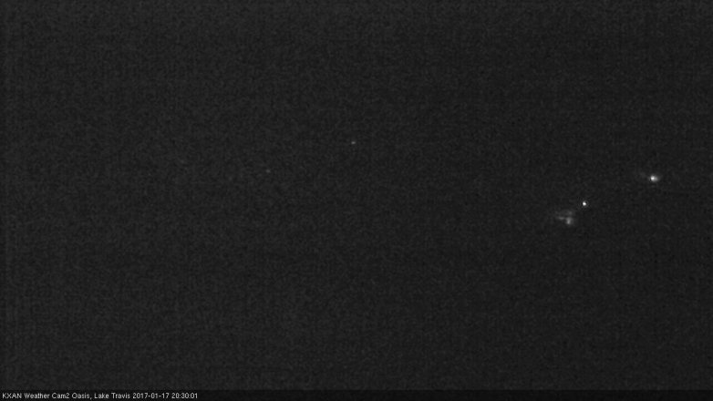 Lake Travis webcam, January 17, 2017 7:35 PM CT