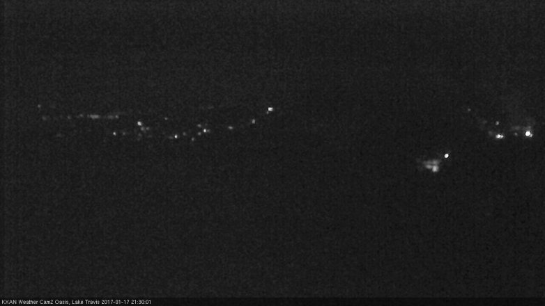 Lake Travis webcam, January 17, 2017 8:35 PM CT
