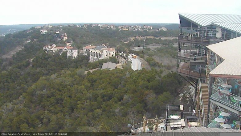 Lake Travis webcam, January 19, 2017 9:10 AM CT
