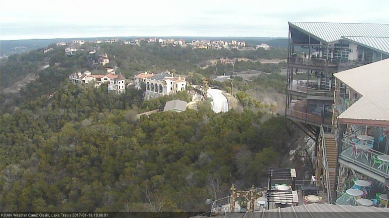 Lake Travis webcam, January 19, 2017 9:20 AM CT