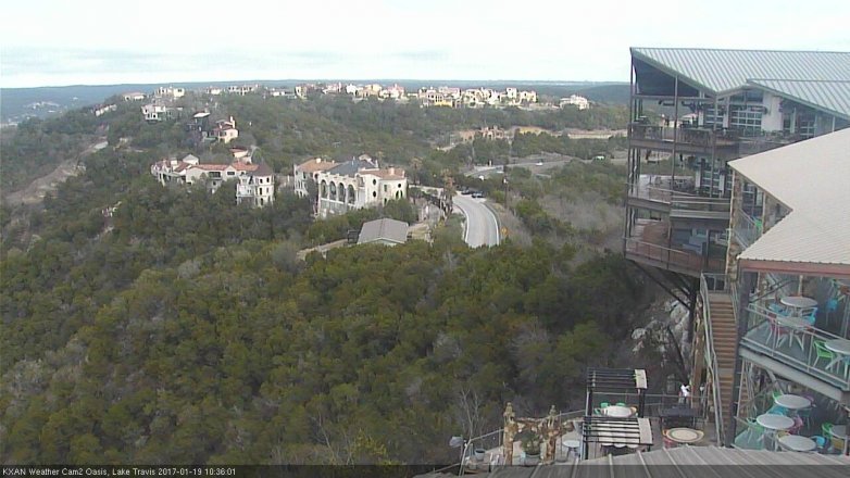 Lake Travis webcam, January 19, 2017 9:50 AM CT