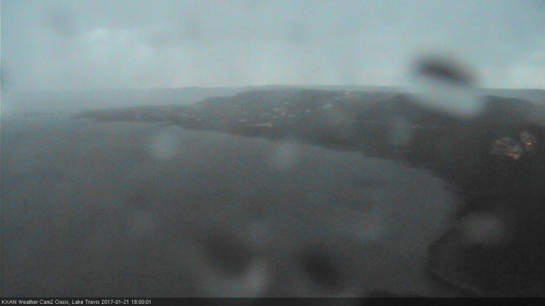 Lake Travis webcam, January 21, 2017 5:05 PM CT