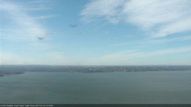 Lake Travis webcam, January 24, 2017 11:50 AM CT