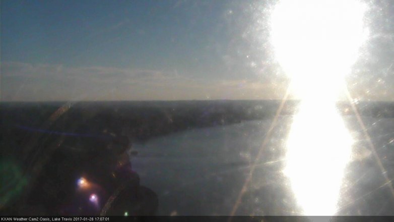 Lake Travis webcam, January 26, 2017 4:20 PM CT