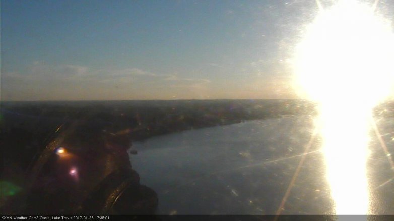 Lake Travis webcam, January 26, 2017 5:00 PM CT